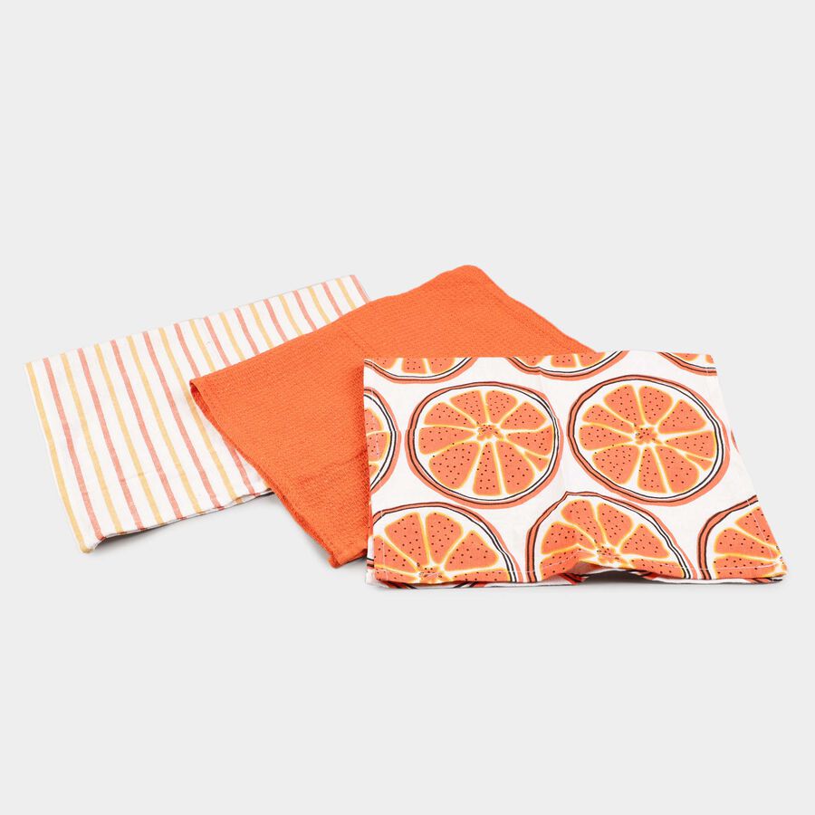 Cotton Kitchen Napkin Set of 3, , large