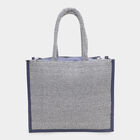 Women's Navy Blue Fabric Tote Bag, , small image number null