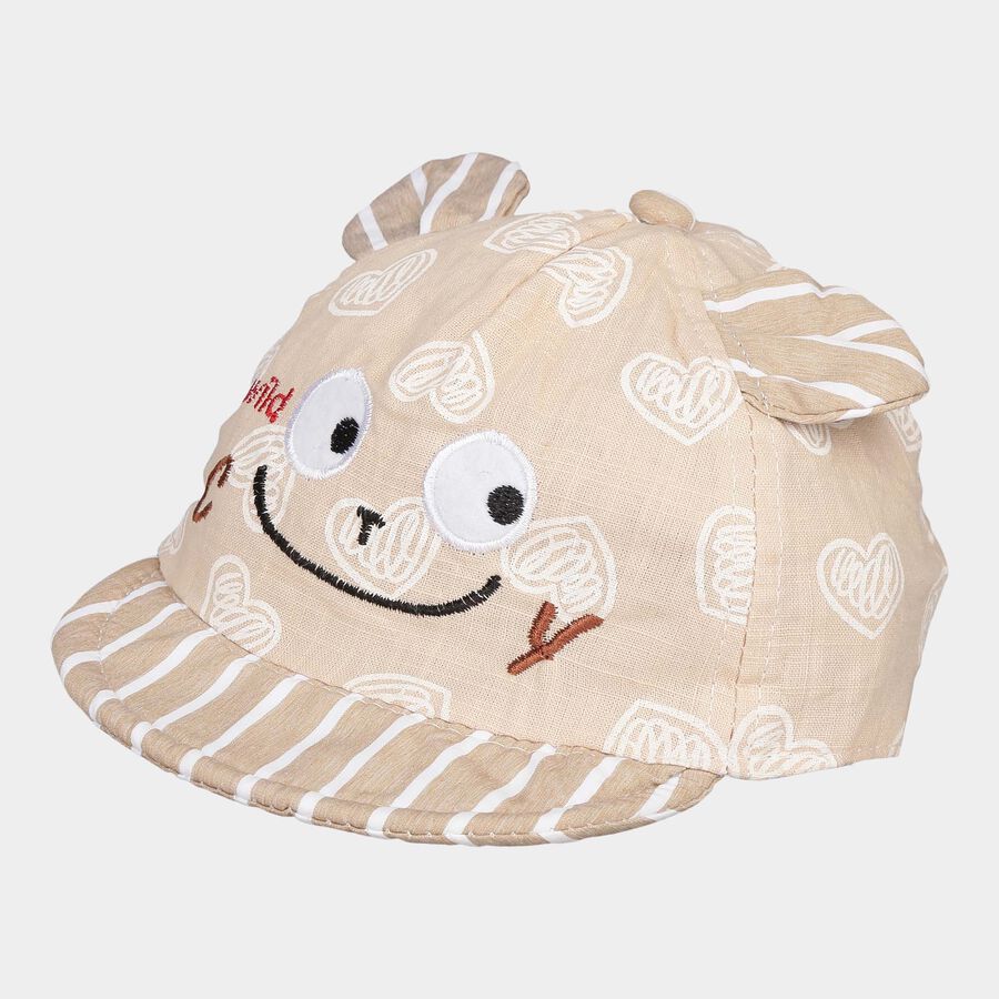 Kids' Brown Nylon Cap, , large image number null