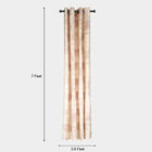 7ft. Cream Polyester Curtain, , small