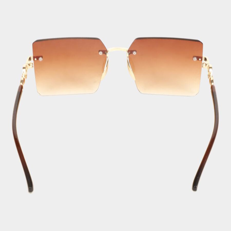 Women's Metal Gradient Rimless Sunglasses, , large image number null