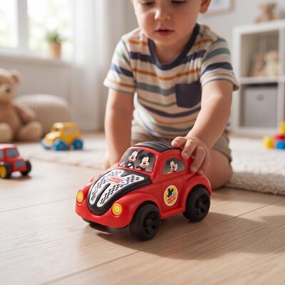 Kid's Disney Mickey Mouse Pull String Toy Car