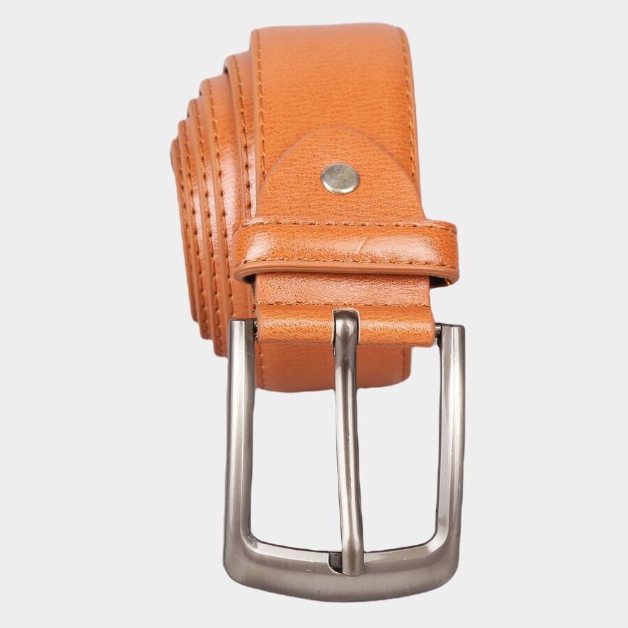Men's Tan Polyurethane Casual Belt, , large image number null
