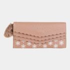 Women's Pink Polyurethane Handbag, , small image number null