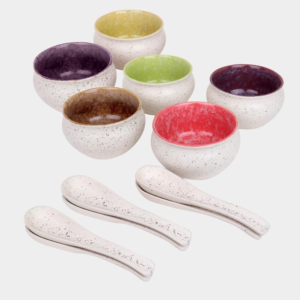 Home Finery                         Stoneware Soup Set of 6 Home Finery                         Stoneware Soup Set of 6