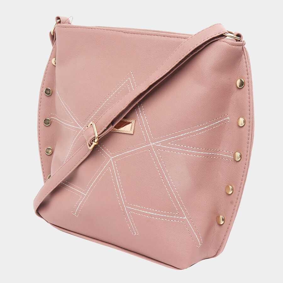 Women's Polyurethane Zipper Handbag, , large image number null