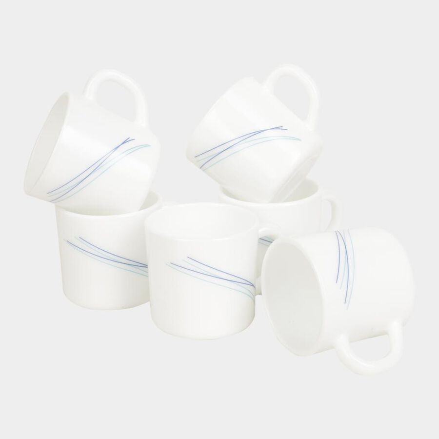 180ml Opalware Coffee Mug Set of 6, , large