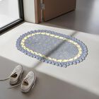 Grey Polyester Door Mat, , small