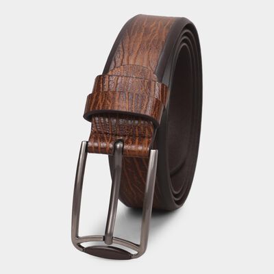 Men's Brown Pu Casual Belt