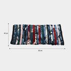 Blue Polyester Door Mat, , small image number null