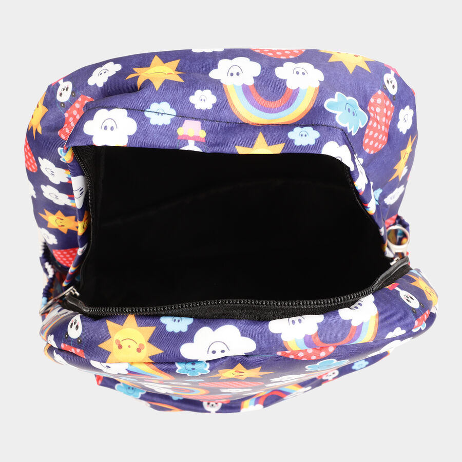 Women's Multicolour Fabric Backpack, , large image number null