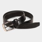 Men's Black Polyurethane Formal Belt, , small image number null