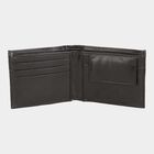 Men's Black Polyurethane Wallet, , small image number null