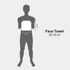 270 GSM Yellow Microfiber Face Towel, , small