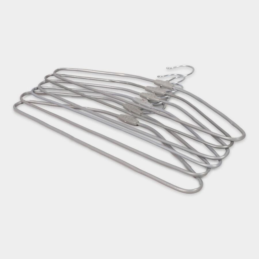 Cloth Steel Hanger Set of 6 , , large image number null