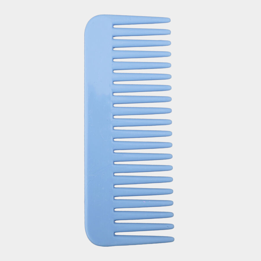Plastic Hair Comb - Set of 3 - Color or Design May Vary, , large image number null
