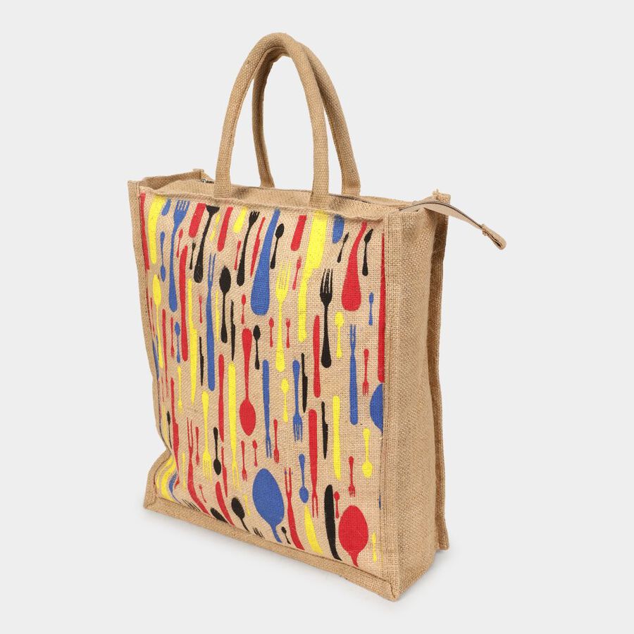 Beige Jute Bag, , large image number null