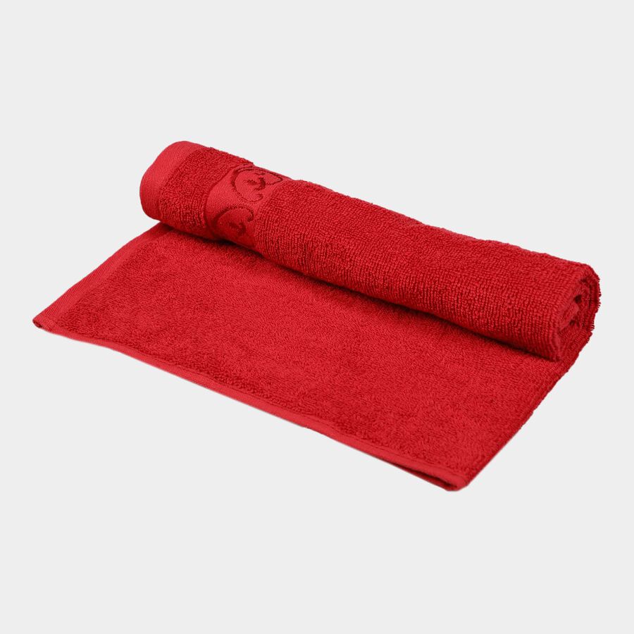 110 GSM Red Cotton Hand Towel, , large image number null