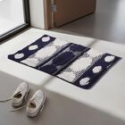 Anti-SKId Blue Polyester Door Mat, , small image number null