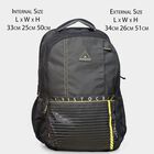 Black Polyester Laptop Back Pack, , small