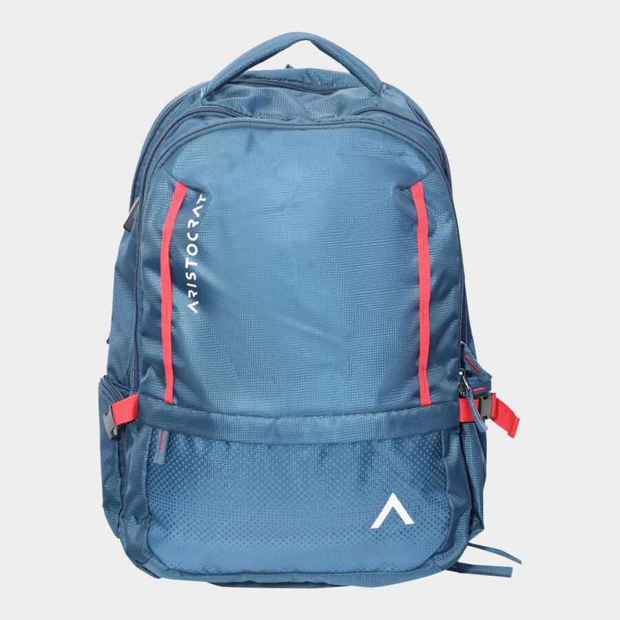 Blue Backpack with Laptop Sleeves,, 34 L, , large image number null