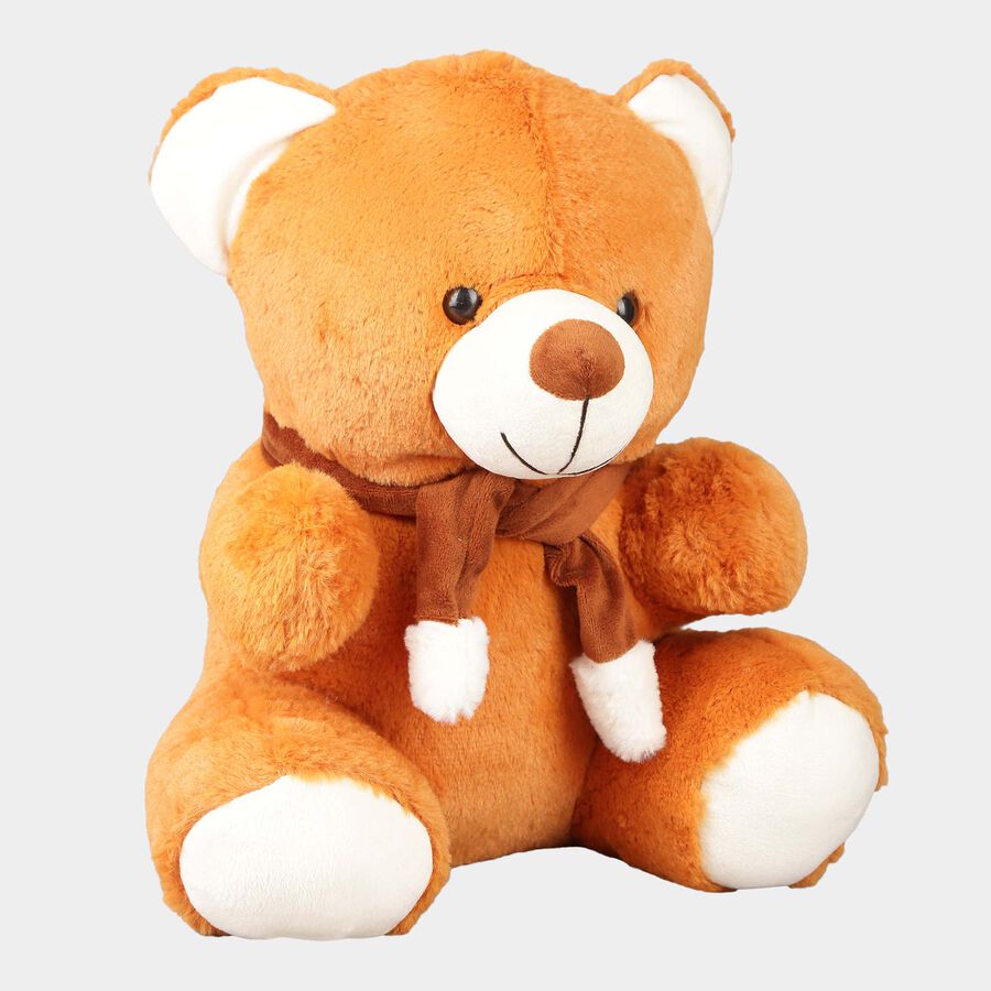 Brown Teddy Bear With Bow, , large image number null