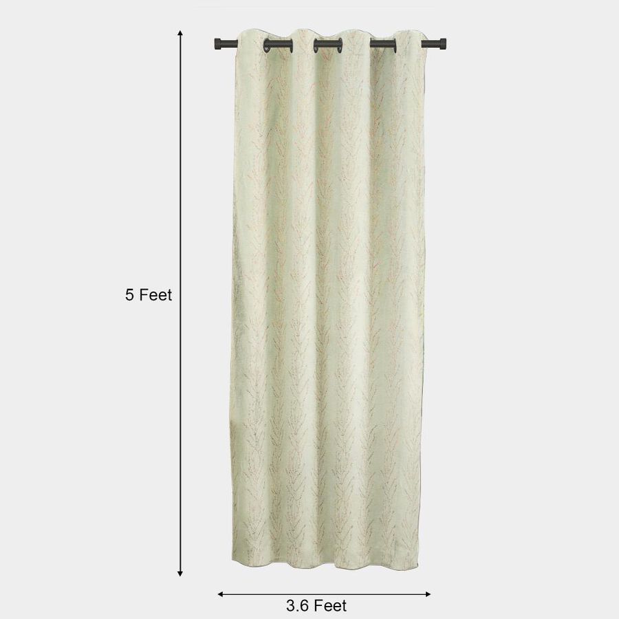 5ft. Light Green Window Curtain, , large image number null