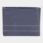 Men's Navy Blue Polyurethane Wallet, , small image number null