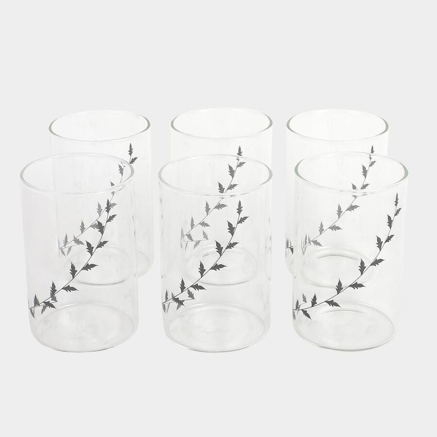 Set of 6 Glass Tumblers, 300 ml, , large image number null