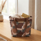 Woman's Brown Fabric Bag, , small