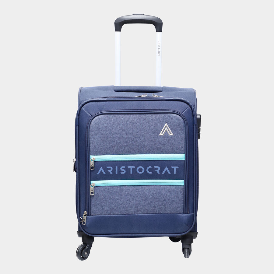 4-Wheel Polyester Soft Case Trolley, Small, , large image number null