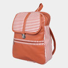 Women's Solid Polyurethane Backpack, , small image number null