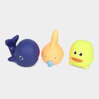 Aquatic Animals Pvc Squeezee Set of 7, , small image number null