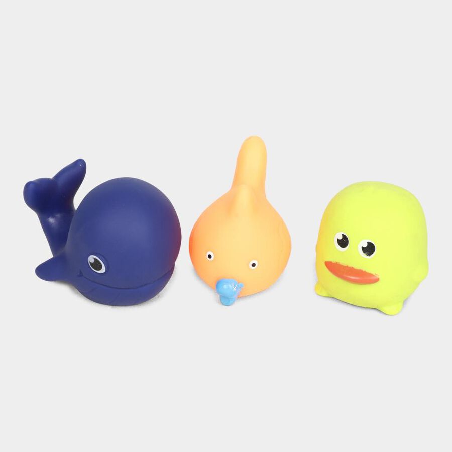Aquatic Animals Pvc Squeezee Set of 7, , large image number null