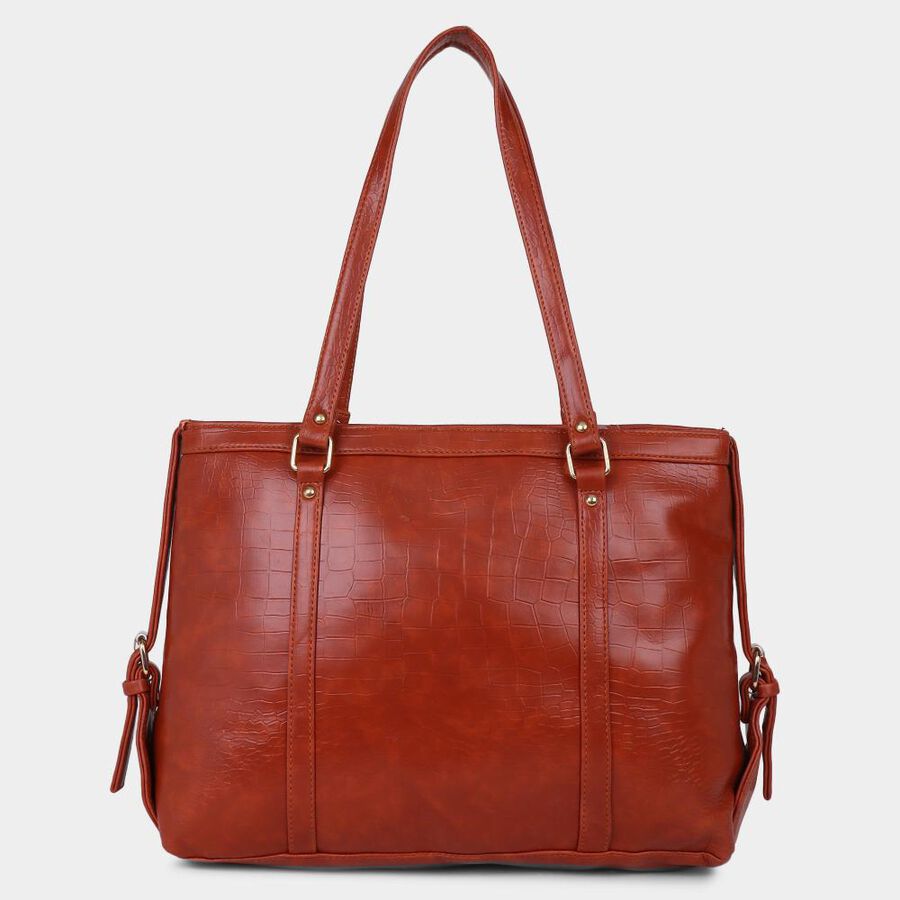 Women's Tan Polyurethane Hand Bag, , large image number null