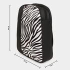 Women's Black Polyurethane Backpack, , small image number null