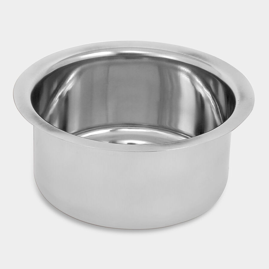 Stainless Steel Tope (Patila) - 20 cm (1.6 L), Induction Compatible, , large image number null