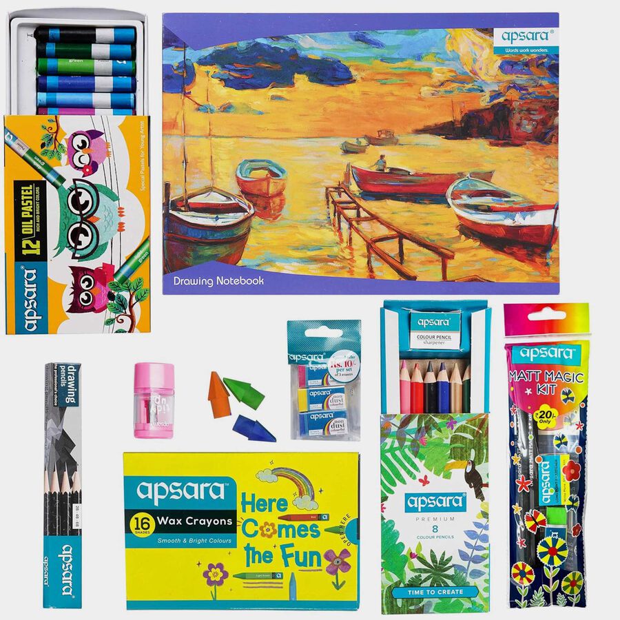 Stationery Kit-9 Pcs, , large image number null