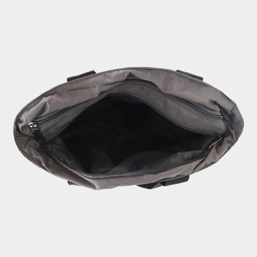 Black Fabric-Polyester Shopping Bag, , large