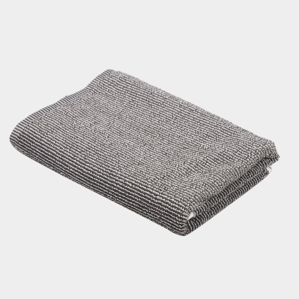 Home Beautiful                         200 GSM Grey Microfiber Bath Towel