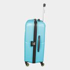 4-Wheel Blue Polypropylene Hard Case Trolley, Medium, , small image number null