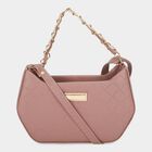 Brown Woman's Polyurethane Bag, , small
