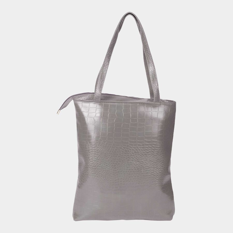 Women's Jaquard Polyurethane Shopping Bag, , large image number null