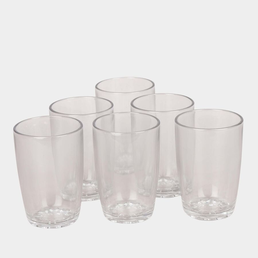 Glass Tumblers - Set Of 6, , large image number null
