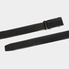 Men's Black Polyurethane Formal Belt, , small image number null