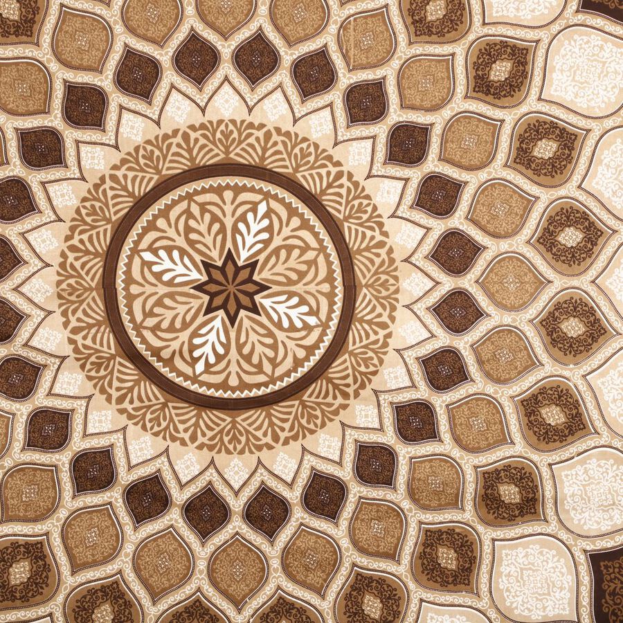 Green Microfiber Double Bedsheet with Pillow Cover, , large