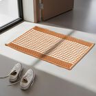 Anti-Skid Brown Polyester Door Mat, , small image number null