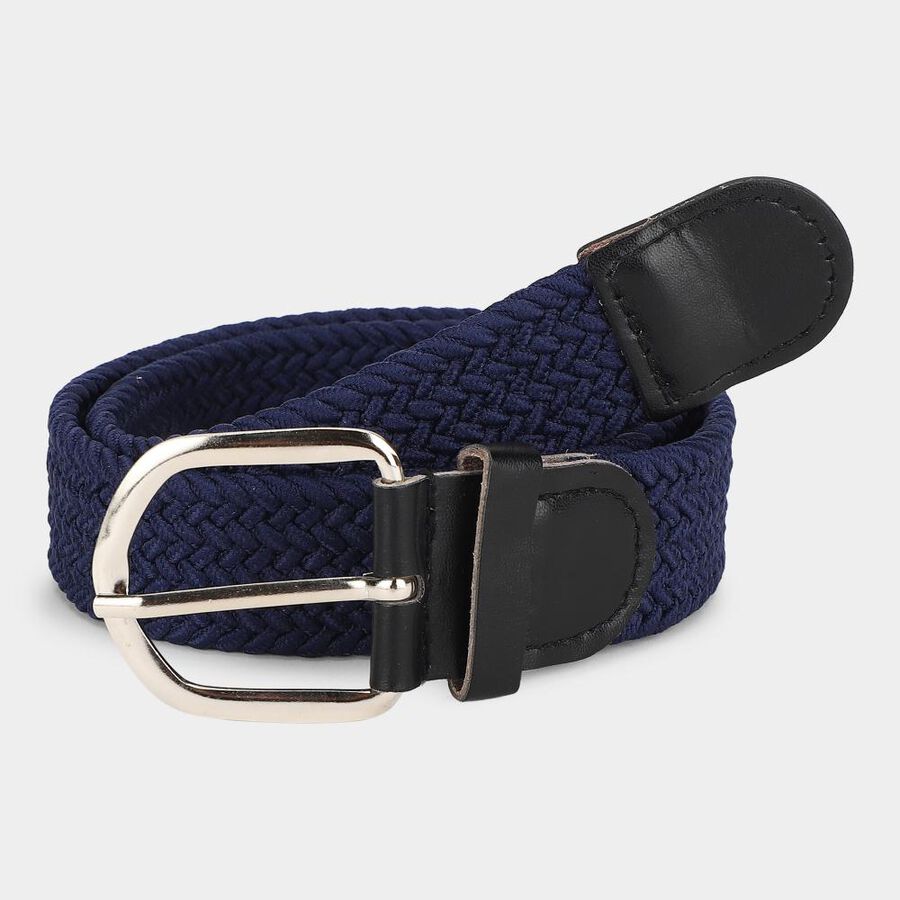 Black Nylon/Polyester Belt, , large