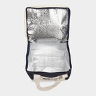 Dark Blue Jute Lunch Bag, , small image number null