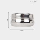 320 ml Stainless Steel Poori Dabba, , small image number null